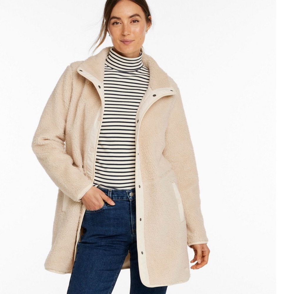 L.L. Bean Women's Sherpa Fleece Coat